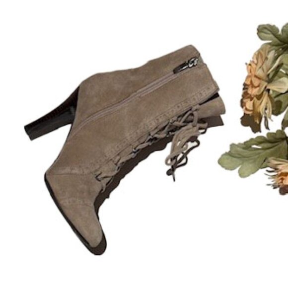 Booties Beige Suede - Picture 4 of 4